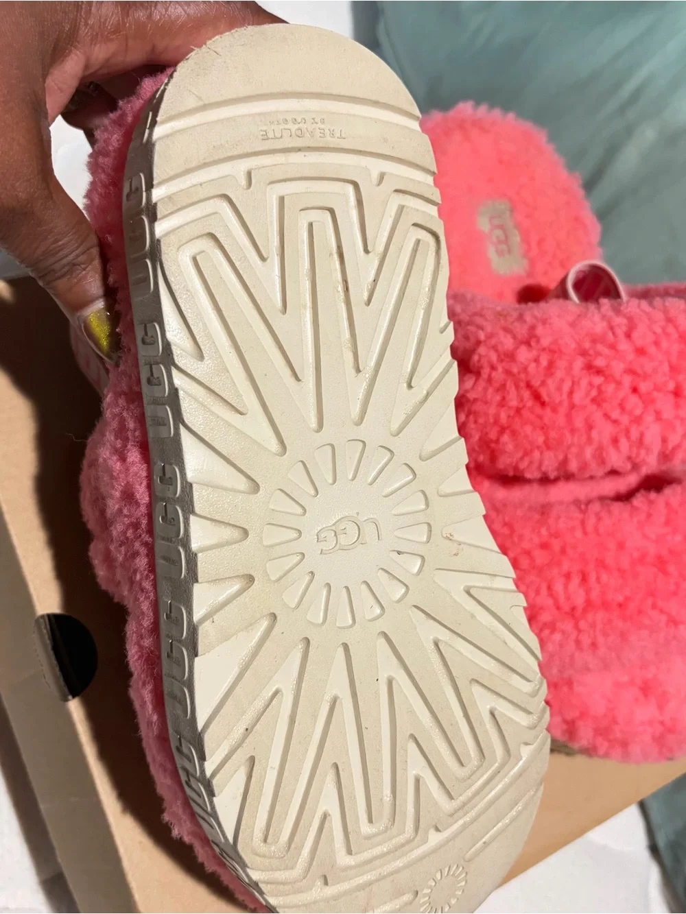 UGG plush sherpa